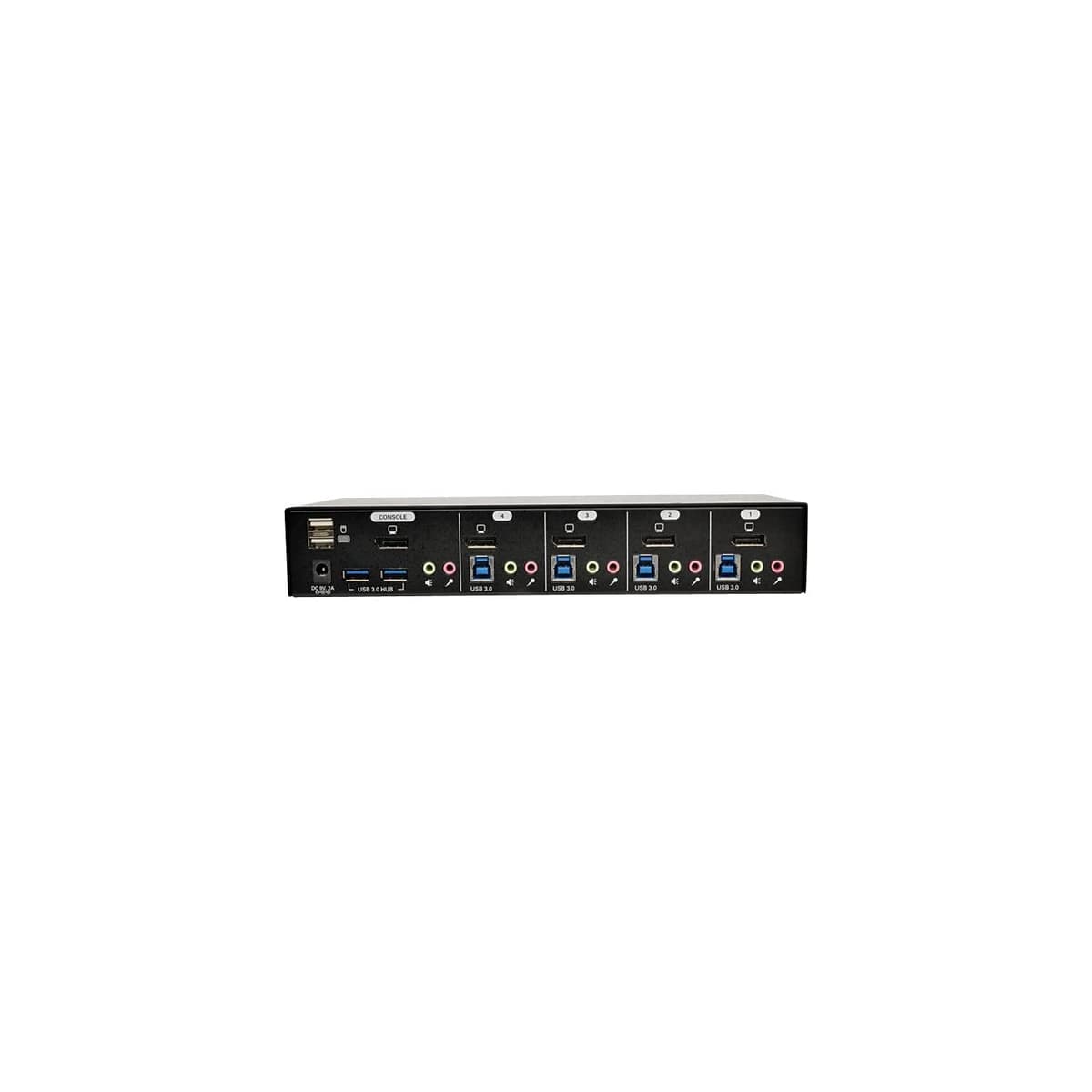 TRIPP LITE 4-Port DisplayPort KVM Switch B004-DPUA4-K con Audio y USB 3.0