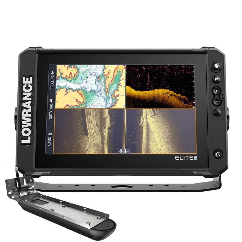 Lowrance Elite FS 10 ecosonda/plotter con transductor Active Imaging 3-en-1, cartas C-MAP Discover Onboard precargadas 000-16430-001