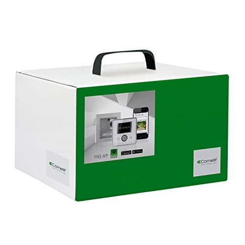 Comelit 8512IM Timbre IP de 1 Botón con Gateway 1456S y Monitor Principal, Intercomunicador de Entrada, Videoportero IP, Kit de Puerta