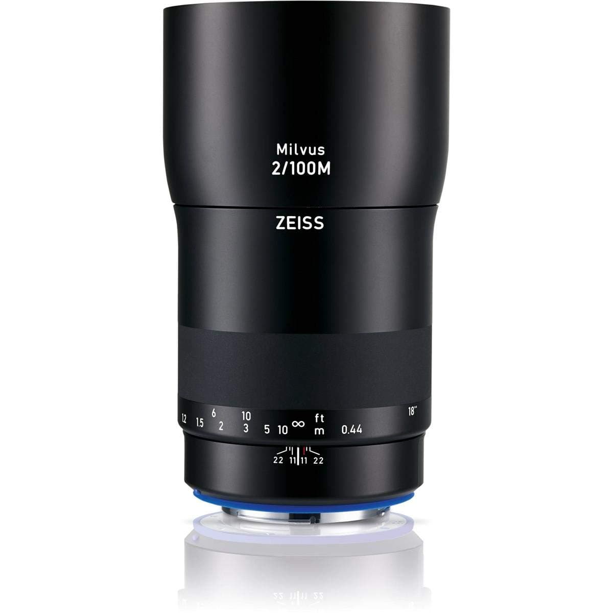 ZEISS Milvus 100mm f/2 000000-2096-563 Lente para Cámara Full Frame Canon EF-Mount ZE, Negro, Teleobjetivo Macro, Enfoque Manual, Alto Rendimiento, Carl Zeiss