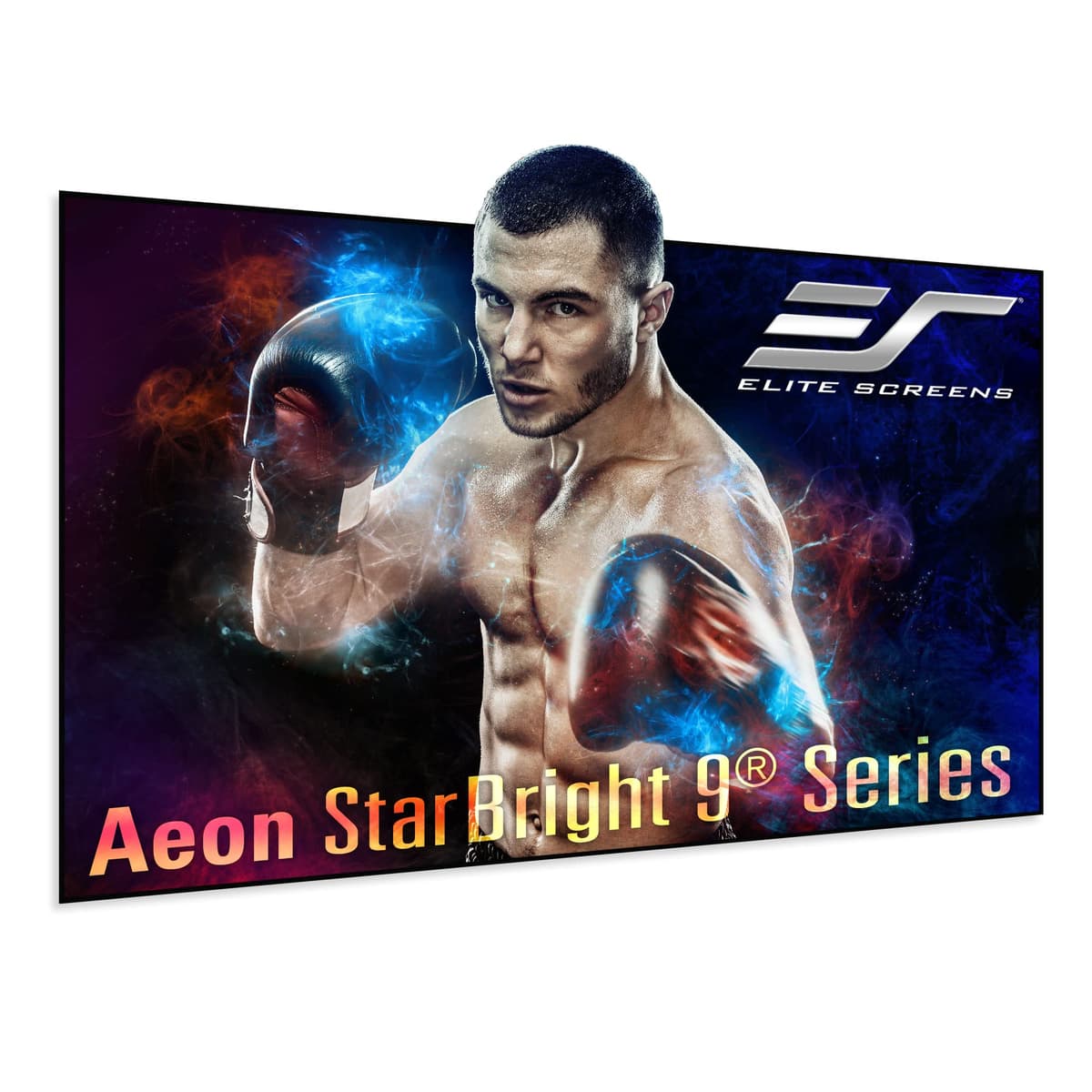 Elite Screens Aeon AR123H2-SB9 Pantalla de Proyección Fija 123" 16:9 ALR StarBright 9 4K/8K Ultra HD Resistente a Rayones para Techo y Luz Ambiental