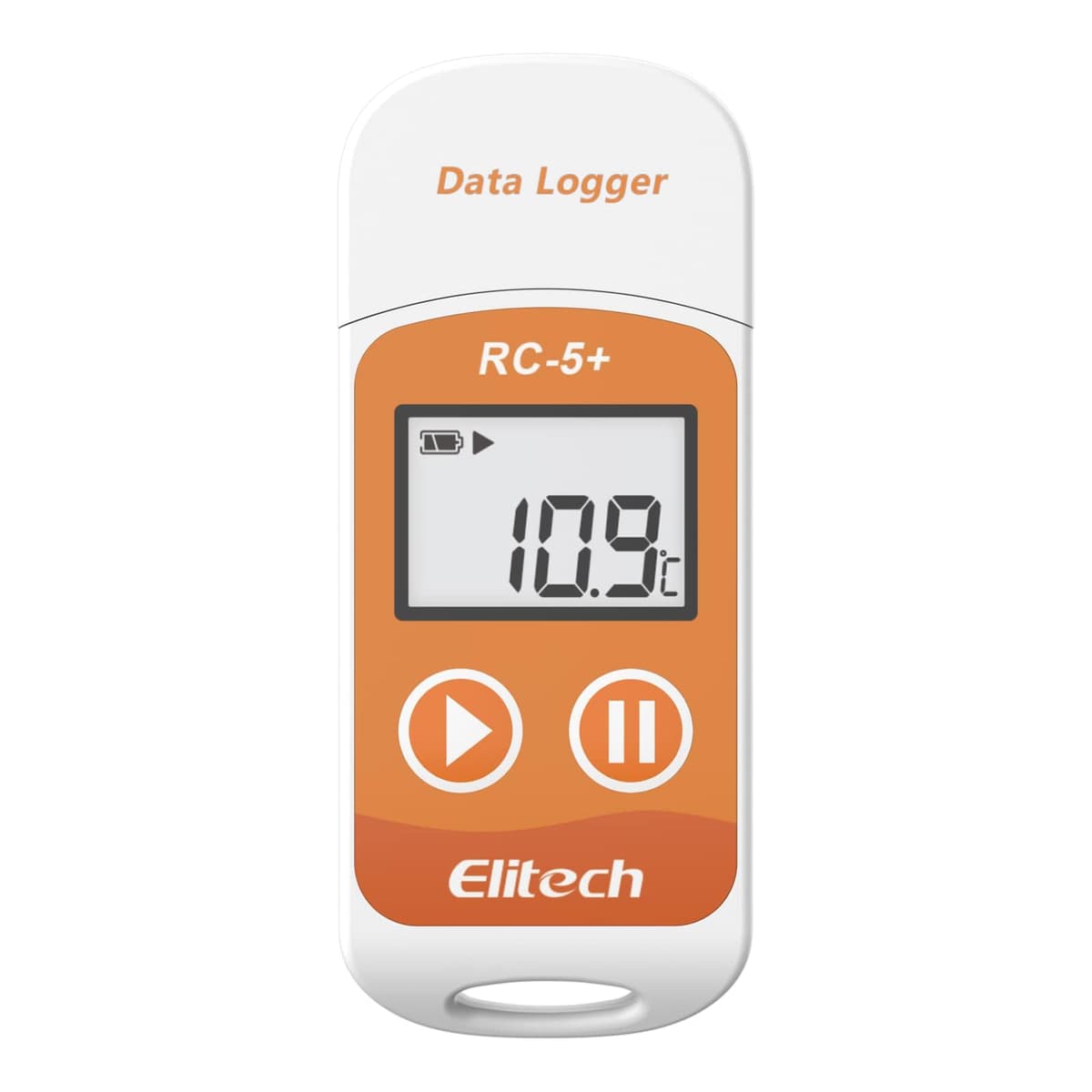 Elitech RC-5+ US-RC-5plus-100PACK Registrador de Temperatura USB PDF Digital Reutilizable Termómetro para Refrigerador 32000 Puntos Alta Precisión (Pack de 100)