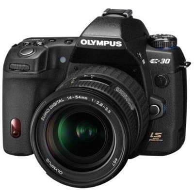 OM SYSTEM E30 cámara réflex digital 12.3MP con estabilización de imagen + lente Zuiko 14-54mm f/2.8-3.5 II AF (Olympus) E30 & 14-54mm II