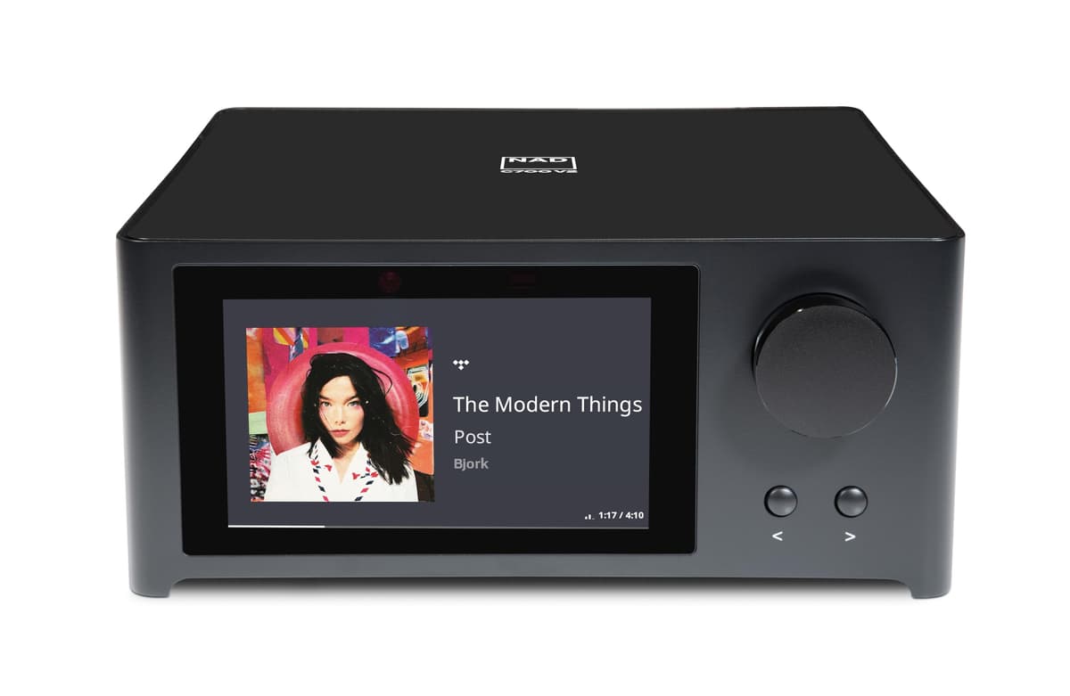 NAD C 700 V2 Amplificador Streaming con BluOS - Audio Hi-Res inalámbrico, Multiroom, AirPlay 2, Chromecast, Spotify Connect y Tidal Connect