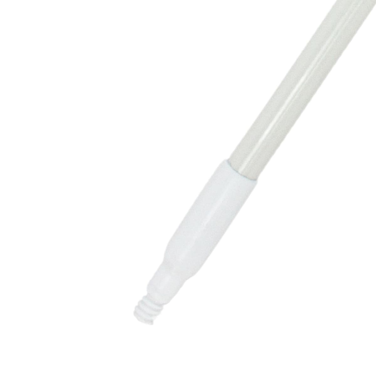 SPARTA 4022702 Mango de Fibra de Vidrio para Escoba y Trapeador, Repuesto con Punta Roscada Acme, 60 Pulgadas, Blanco, para Limpieza Comercial