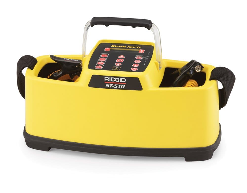 RIDGID SeekTech 21903 ST-510 Transmisor de Línea Compacto 10W, Localizador de Cables Subterráneos y Utilidades, Detector de Tuberías y Cables, Profesional Portátil
