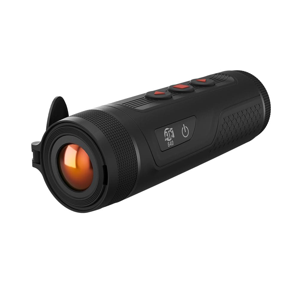 Force Technologies ATN BlazeTrek TIMNBLT319 - Monocular Térmico de Caza, Sensor 640x512 12μm 50Hz, NETD 25mK, Pantalla AMOLED 800x600, Aumento 1.6-13x, Eye Relief 15 mm, Batería 7+ horas, USB-C, IP67, Ultraligero