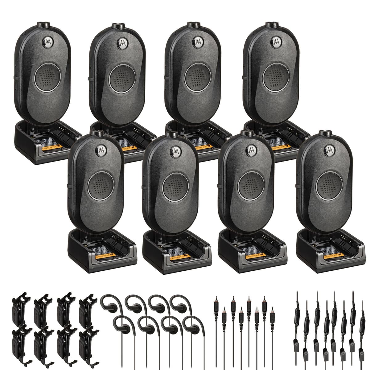 Motorola Solutions CLP1080e Radio de Dos Vías UHF 8 Canales para Negocios (8-Pack) CLP1080E