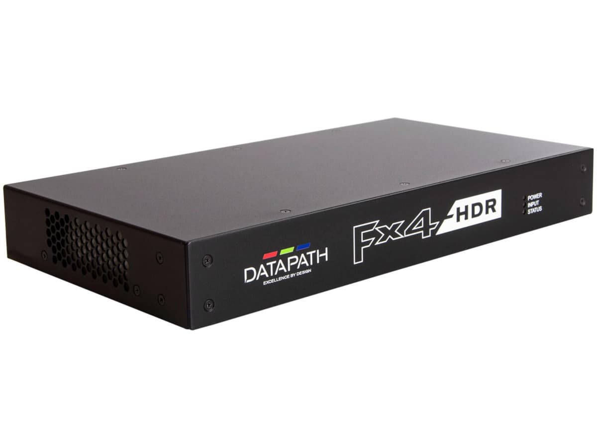 Datapath FX4-HDR Controlador de Videowall 1 Entrada 4 Salidas HDMI 4K HDR Ultra HD Multi-Pantalla Bezel Correction Daisy Chain