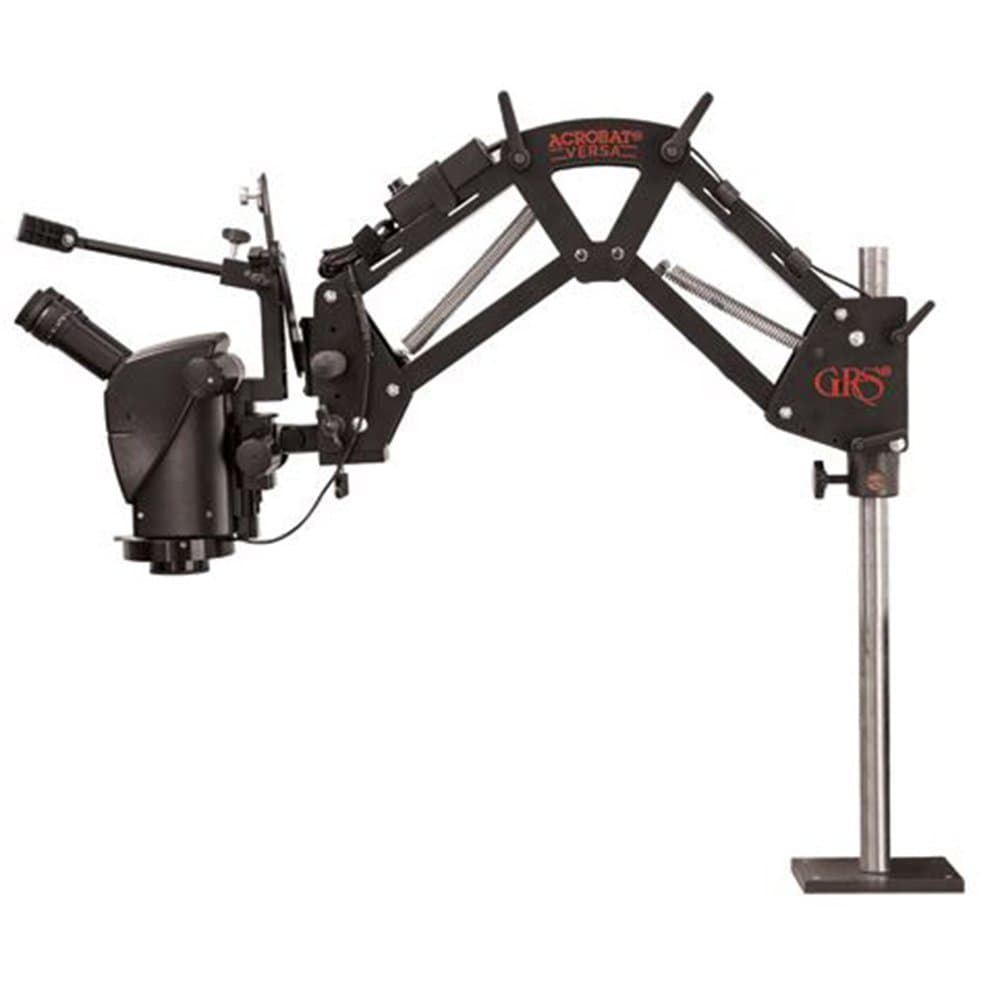 GRS 003-657 Soporte Acrobat Versa y Paquete Completo Leica A60 con Lente Objetivo 0.63x para Microscopio y Grabado