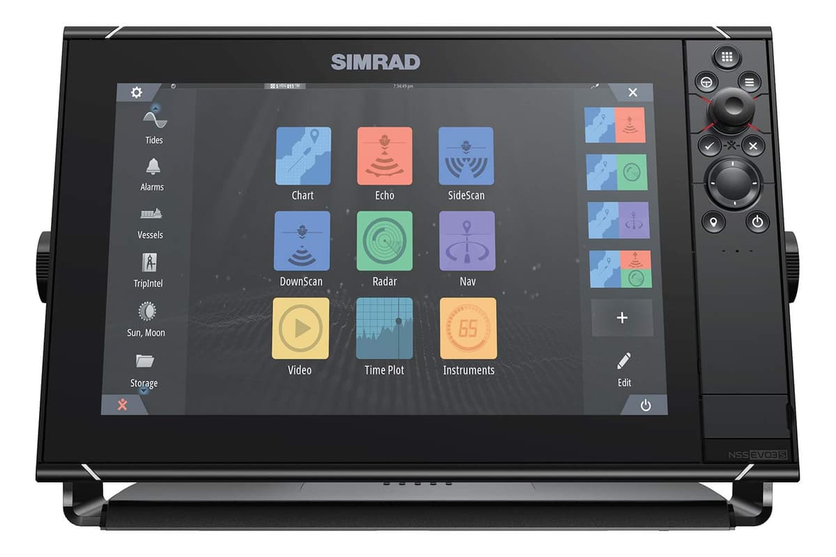 Simrad NSS12 Evo3S 000-15403-002 - Ecosonda y Plotter GPS Multifunción de 12" con Cartas C-MAP US Enhanced Precargadas