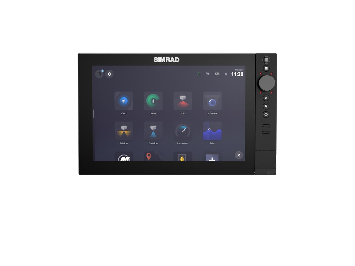 Simrad NSS 4-12" SolarMAX HD Chartplotter y Fishfinder con Mapa Base Mundial, sin sonda, pantalla SolarMAX HD - Modelo 000-16276-001