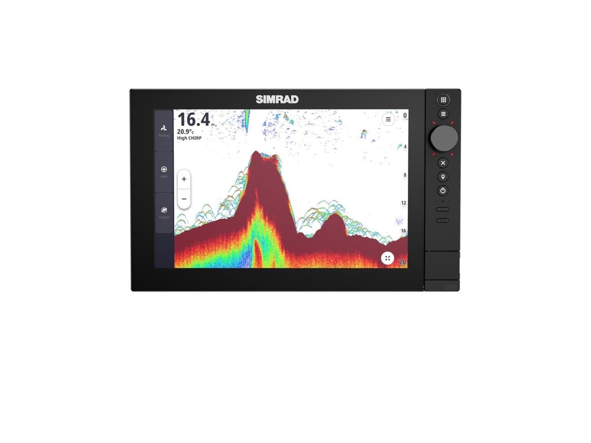 Simrad NSS 12" SolarMAX HD Chartplotter y Fishfinder con Tarjeta de Cartografía C-MAP Discover X Norteamérica, Modelo 000-16015-001