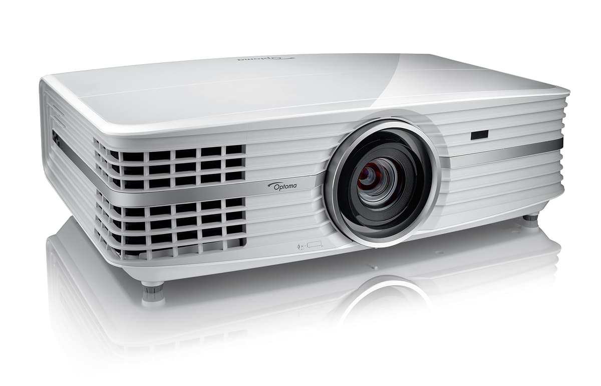 Optoma UHD65-W Proyector de Cine 4K UHD Verdadero | Color Preciso con Rueda de Color de 6 Segmentos | HDR10 | Tecnología PureMotion | Edición Limitada Color Blanco