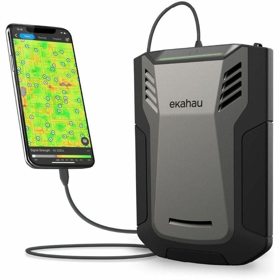 Ekahau Sidekick 2 ESK-2 dispositivo de prueba y análisis de redes Wi-Fi 6/6E, medición de espectro, diagnóstico de interferencias, site survey profesional