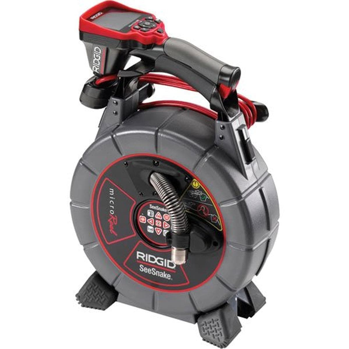 RIDGID SeeSnake 35143 Micro Reel L100 CA300 NTSC, cámara de inspección con cable, endoscopio industrial, equipo de diagnóstico para tuberías y desagües