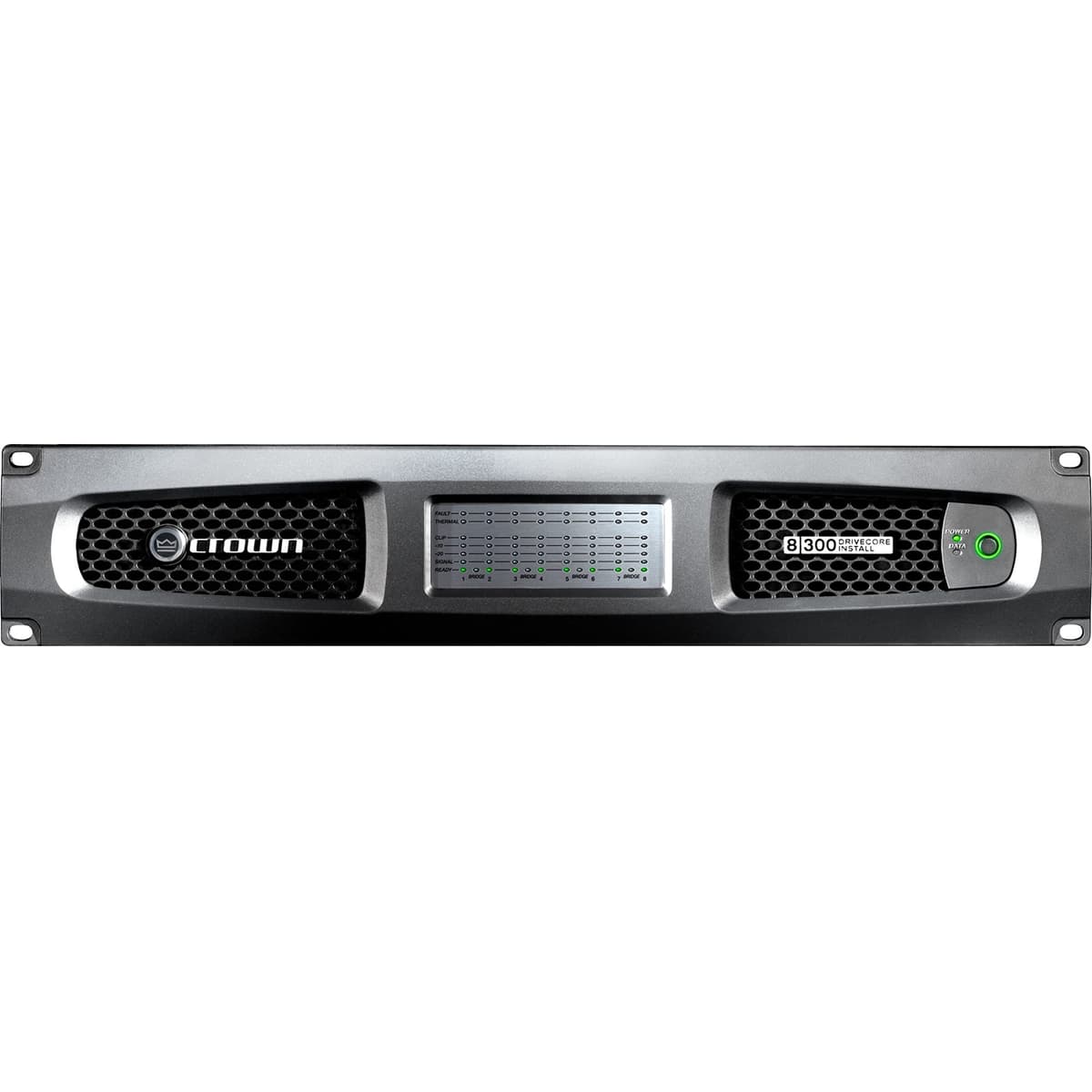 Crown DriveCore Install 8|300 Amplificador - 2400 W RMS - 8 Canales - Profesional - Montaje en rack - Audio comercial e instalación fija - Modelo DCI8X300-U-USFX