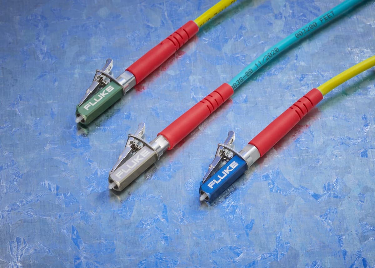 Fluke Networks MMC-62.5-LCLC-M Cable de Lanzamiento Multimodo 62.5 µm 105 m para Pruebas de Fibras LC 62.5 µm (LC Metálico a LC Metálico) compatible con SmartLoop