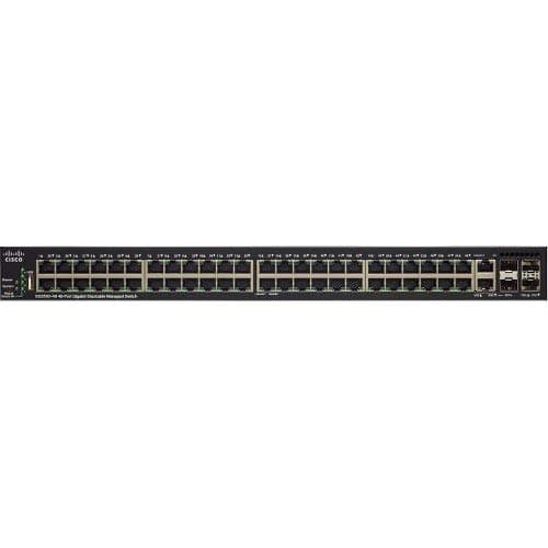 Cisco SG350X-48MP Switch Gestionable Apilable 48 Puertos Gigabit PoE+ (Certificado Refabricado) SG350X-48MP-K9-NA-cr
