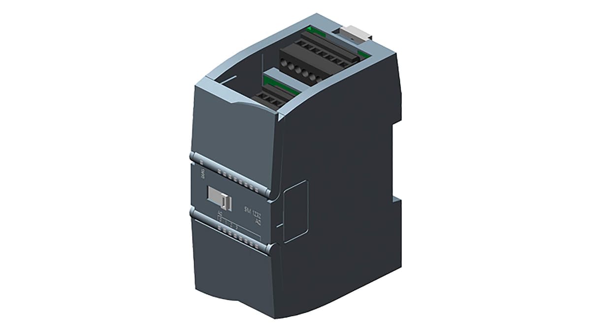 Siemens ST70-1200 - Módulo Analógico SM 1232, 4 salidas AO ±10V 0-20mA, PLC S7-1200, 6ES7232-4HD32-0XB0