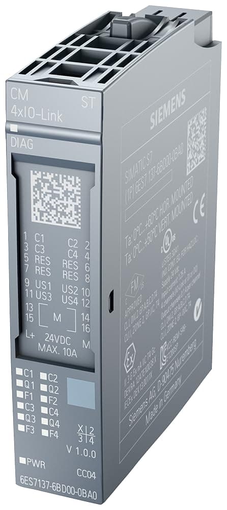 SIEMENS SIMATIC ET 200 ST70 6ES7137-6BD00-0BA0 Módulo de E/S Remotas | IO-Link | Automatización Industrial | PLC | Industria 4.0 ST70-ET200