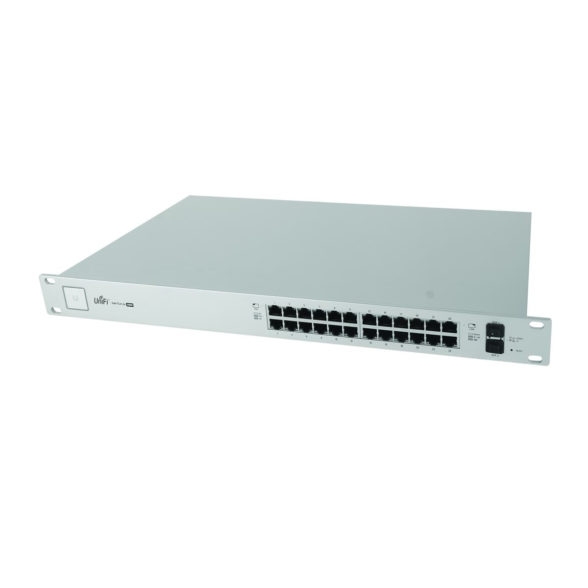 Ubiquiti UniFi US-24-250W - Switch gestionado 24 puertos PoE 250W, Gigabit, capa 2, montaje en rack, reacondicionado US-24-250W-cr