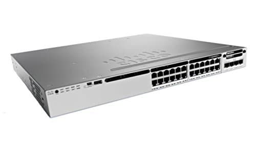 Cisco Catalyst WS-C3850-24S-S, switch 24 puertos SFP Gigabit, IP Base, reacondicionado certificado