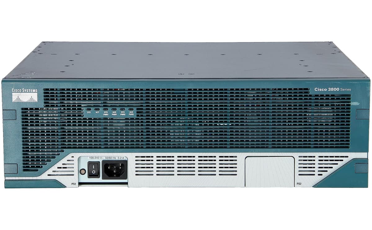 Cisco 3845 paquete de voz con IOS SP Services, PVDM2-64, 64 MB Flash/256 MB DRAM (CISCO3845-V/K9) reacondicionado WS-C2960-24TC-L-cr