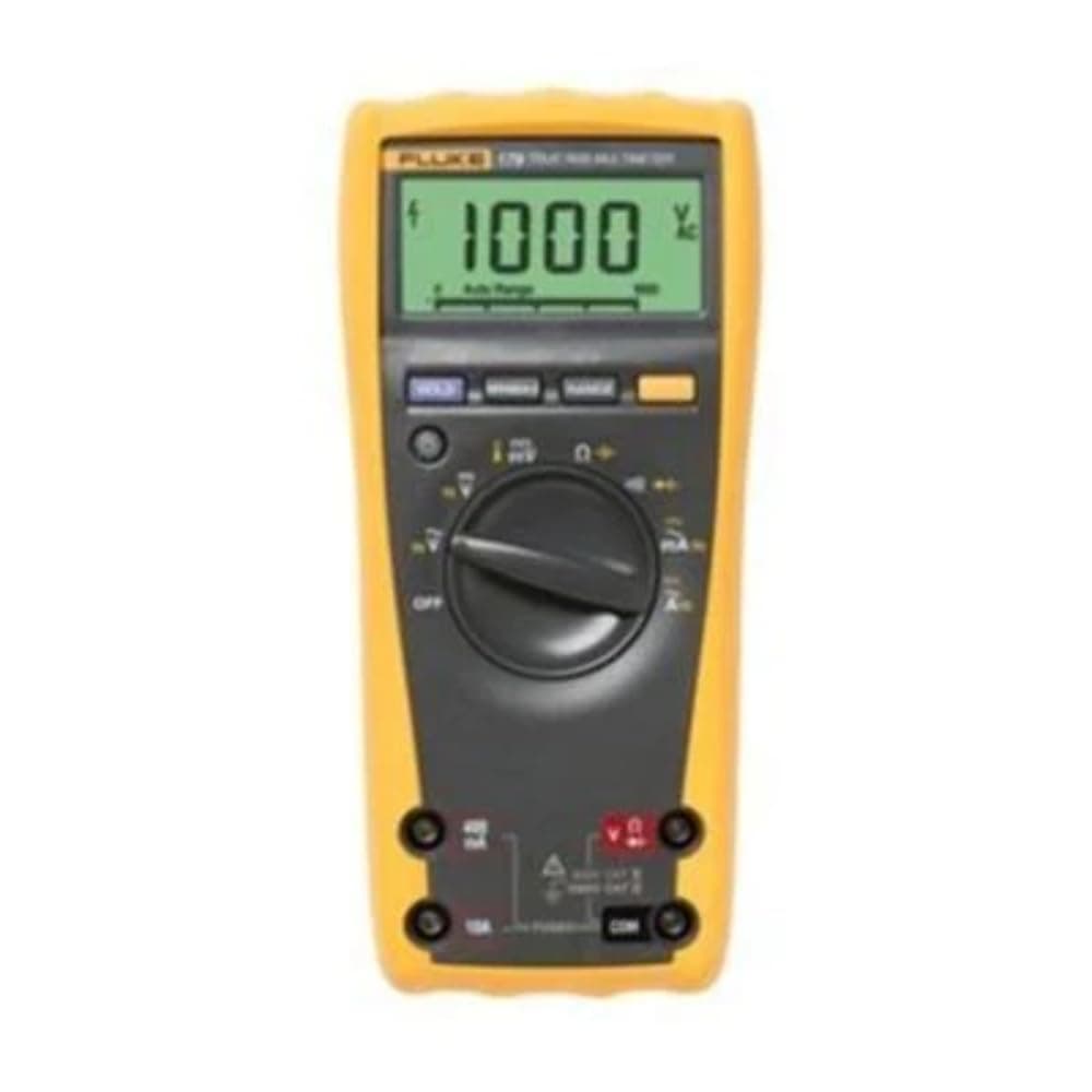 Fluke Serie 170 179-ESFP Multímetro True RMS con Retroiluminación y Medición de Temperatura, Auto Rango, CAT III 1000V/CAT IV 600V FLUKE-179 ESFP