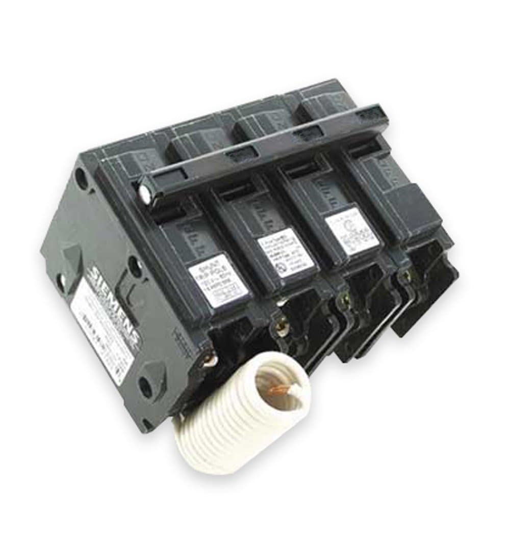 SIEMENS HI Q310000S07 Interruptor Termomagnético 3 Polos 100A Tipo MP-T 240V con Disparo por Bobina 24V (Shunt Trip) Circuit Breaker
