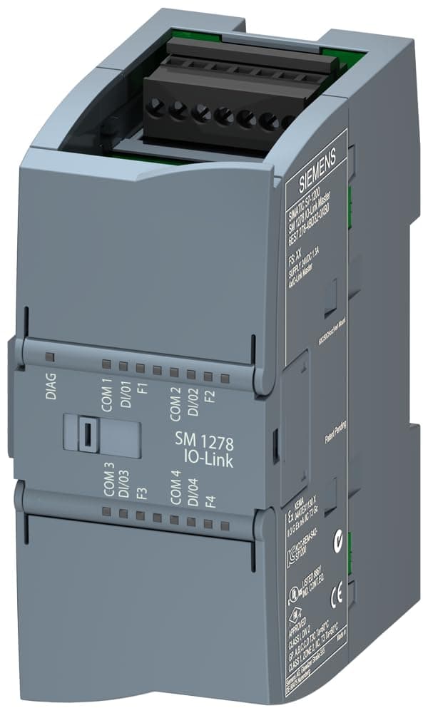 Siemens SIMATIC S7-1200 ST70-1200 6ES7 278-4BD32-0XB0 IO-Link Master 4 canales SM1278 módulo expansión I/O industrial PLC