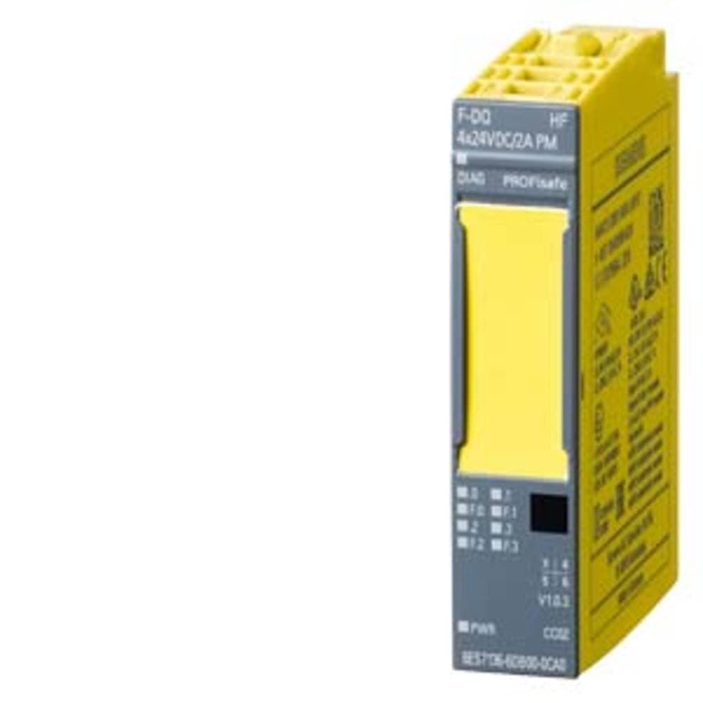 SIEMENS SIMATIC DP 6ES7142-4BD00-0AA0, Módulo electrónico para ET200P, entradas/salidas digitales, PLC industrial, automatización, PROFIBUS, módulo IO, industria y control ST70-SAFETY