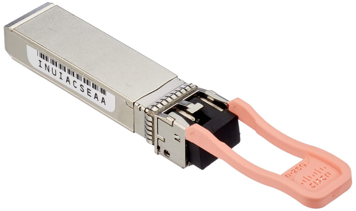 Cisco SFP-10/25G-CSR-S= 10/25GBASE-CSR Módulo SFP28 para MMF, 300m, LC dúplex, 850nm, compatible con 10G/25G multimodo