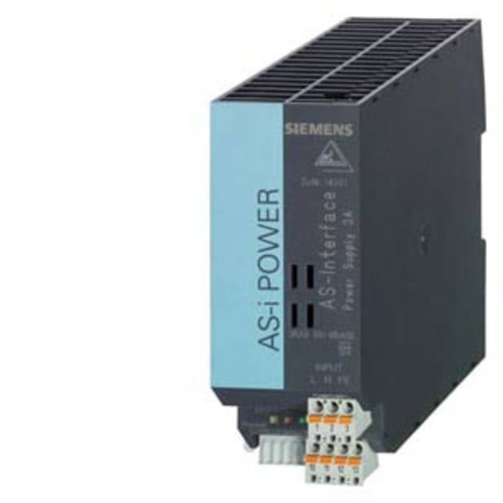 Siemens | 3RX9501-0BA00 | Fuente de Alimentación AS-i, Power Supply industrial, fuente 24V para redes AS-Interface, PSU para automatización, marca SIEMENS