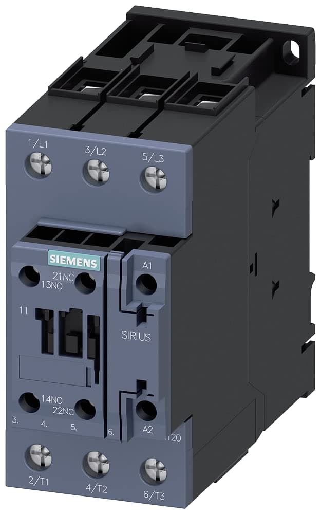 SIEMENS SIRIUS 3RT2037-1KB40 Contactor Acoplador 3 N/O 690 V AC Paquete de 1 (LP1K090085BD)
