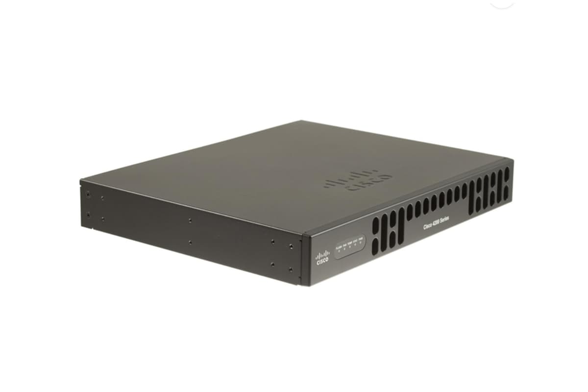 Cisco ISR 4000 Series ISR4221-SEC/K9 - Router empresarial reacondicionado, seguridad avanzada, alto rendimiento, 2 puertos WAN, gestión centralizada, para redes corporativas