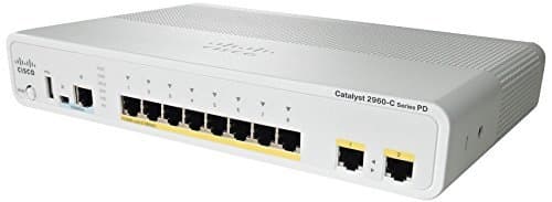 Cisco Catalyst 2960C PD PSE WS-C2960CPD-8PT-L Switch Reacondicionado Gigabit 8 Puertos PoE Passthrough Empresarial Administrable WS-C2960CPD-8PT-L-cr