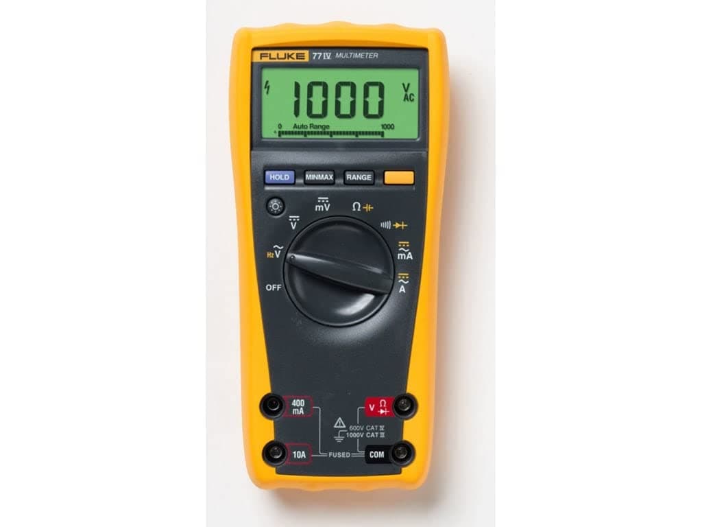 Fluke Serie 77-4 CAL - Multímetro Digital, Calibración Trazable NIST con Datos, Certificado, Precisión Profesional