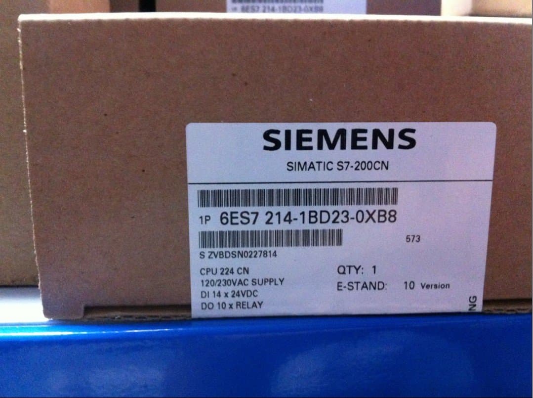 Siemens Simatic S7 6ES7214-1BD23-0XB8 PLC CPU 1214C DC/DC/DC Controlador Lógico Programable módulo automatización industrial LOGO! S7-1200