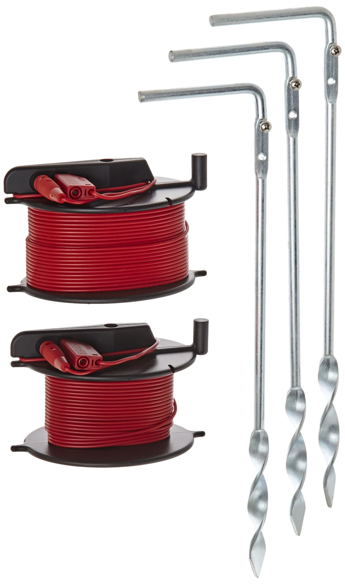 Fluke ES-162P3 Kit de 5 Estacas para Probadores de Puesta a Tierra Fluke 1623 y 1625, 3 Polos, Accesorio para Medición de Tierra