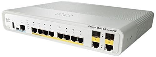 Cisco Catalyst 3560C WS-C3560CPD-8PT-S Switch 8 Puertos Gigabit Ethernet PoE Pass-Through Compacto Gestionable LAN Enterprise