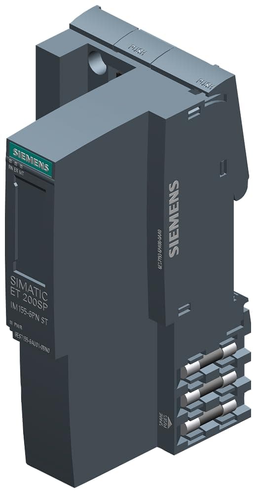 SIEMENS SIMATIC 6ES7 155-6AU01-0BN0 Módulo PLC ET 200SP Interface Module IM 155-6 PN High Feature, Profinet, Part Number 6ES71556AU010BN0