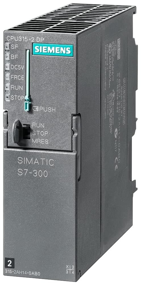 Siemens Simatic S7-300 6ES7315-2AH14-0AB0 CPU 315-2 DP PLC Controlador Programable Automático Industria Automation