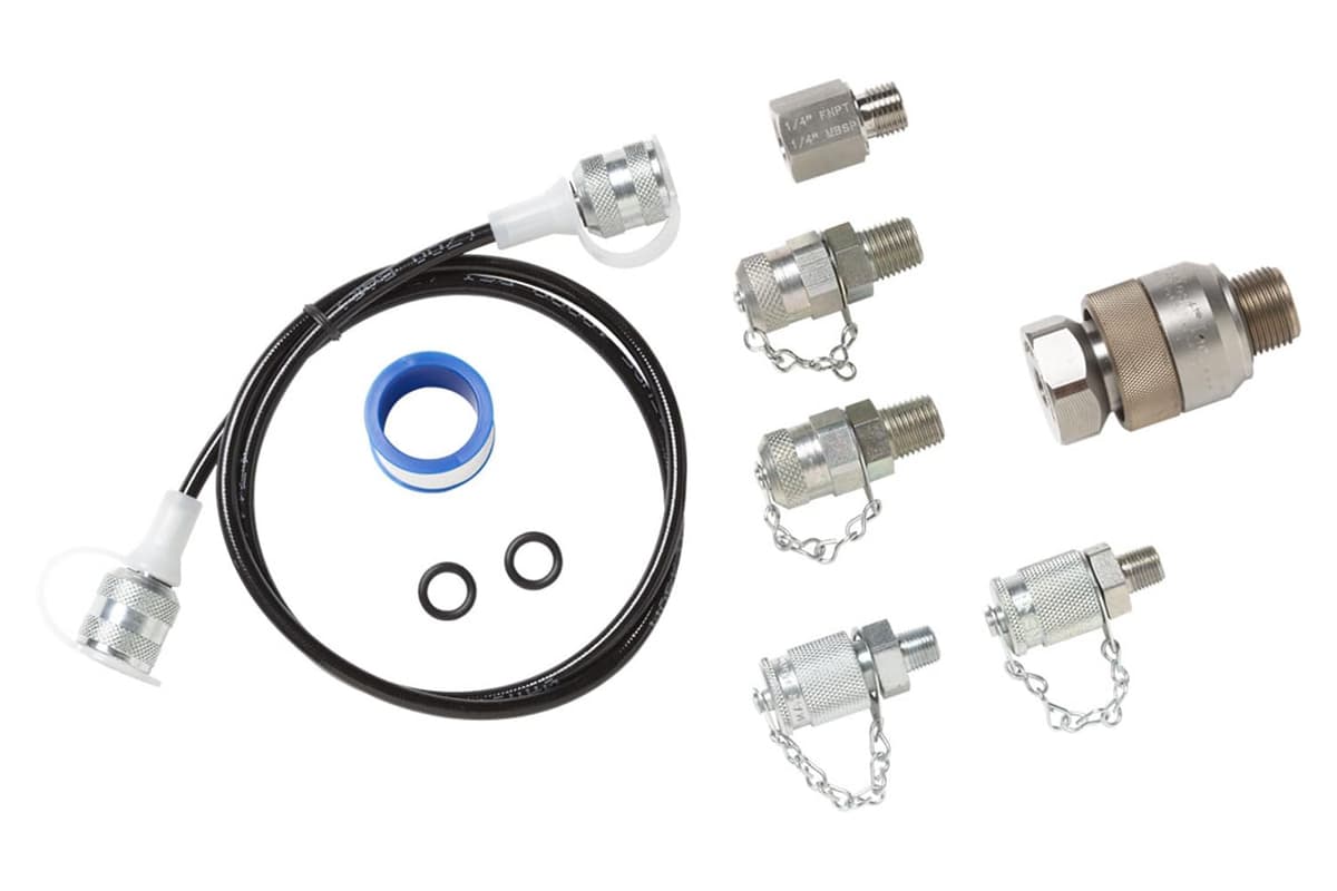 Fluke 700TTH5K Kit de Manguera de Prueba para Transmisores de Presión Premium, conexión hembra 1/4” Métrica/BSP
