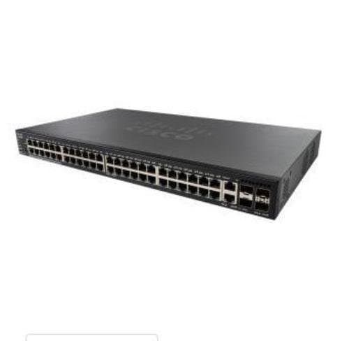 Cisco SG550X-48P-K9-NA Switch Gigabit 48 Puertos PoE+ Administrable L3 Apilable RJ-45 SFP+ 10GbE - Reacondicionado