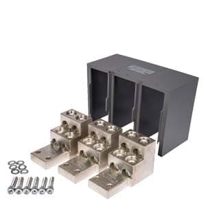 SIEMENS 3TA4P8500 Breaker MD/ND, cuerpo de aluminio, 3 LUG, 4W, 500 KCM, 100% CT, color negro