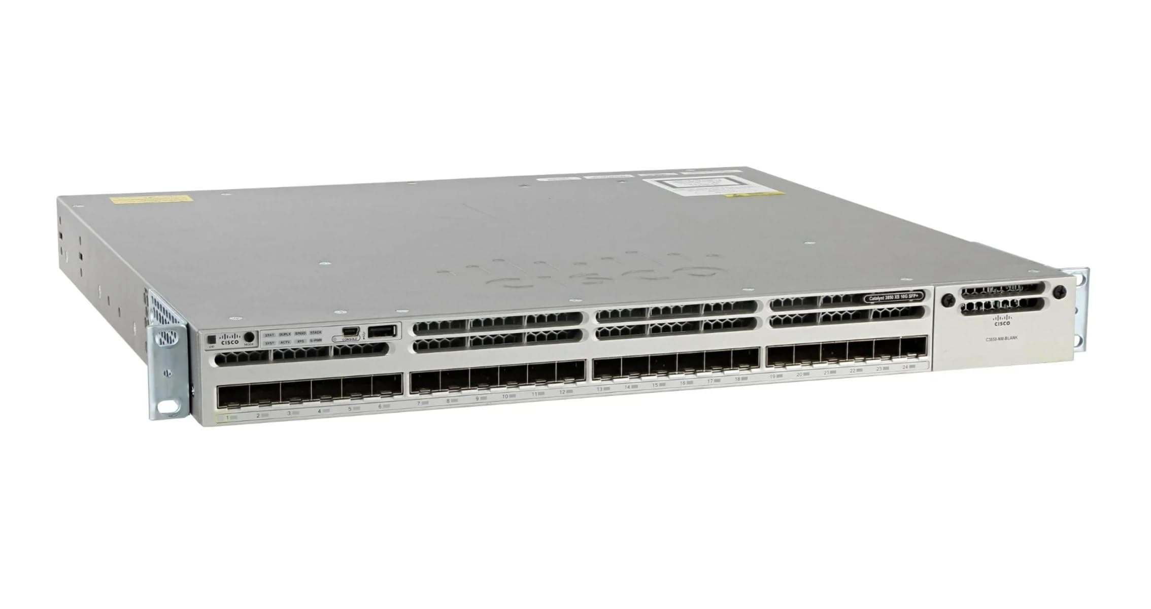 Cisco Catalyst 3850 WS-C3850-24XS-E Switch 24 Puertos 10G SFP+ Fibra IP Services - Reacondicionado