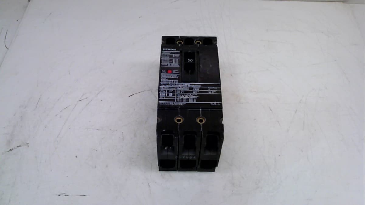 SIEMENS HHED63B030 Interruptor Automático 3 Polos 30A 600V U | Nuevo Surplus | Línea ITE