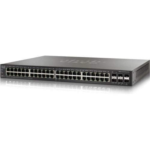 Cisco Small Business SF500-48P Switch Gestionado 48x10/100 PoE + 2x Combo Gigabit SFP Refresh Reacondicionado SF500-48P-K9-NA-RF