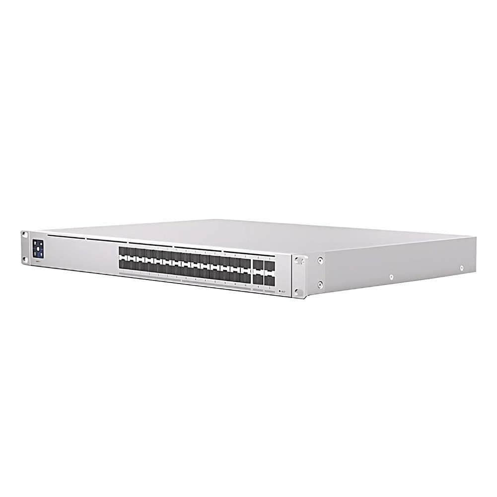 Ubiquiti Networks UniFi Aggregation Switch Pro 44565, Switch L3 28x 10G SFP+ y 4x 25G SFP28, Capacidad de Conmutación 760 Gbps, Alta Densidad, para Centros de Datos y Redes Empresariales